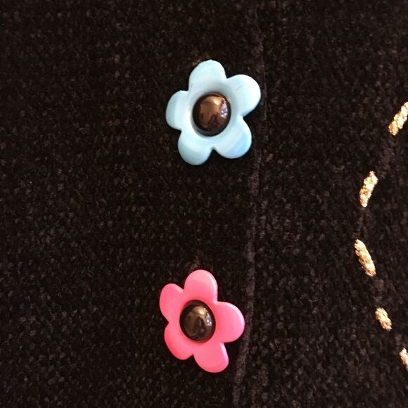 VINTAGE BEREK2 CHENILLE SWEATER IN BLACK‎ - Picture 5 of 7